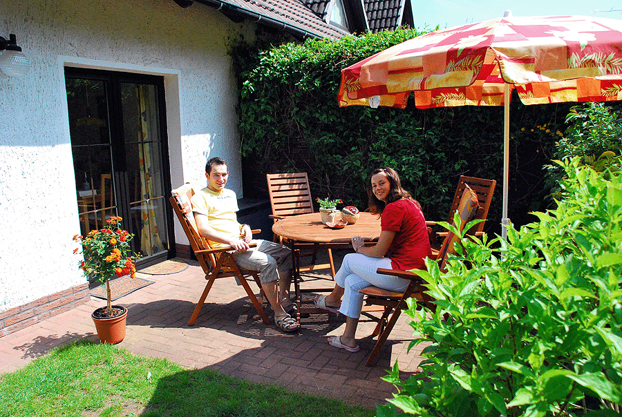 Terasse mit Grill